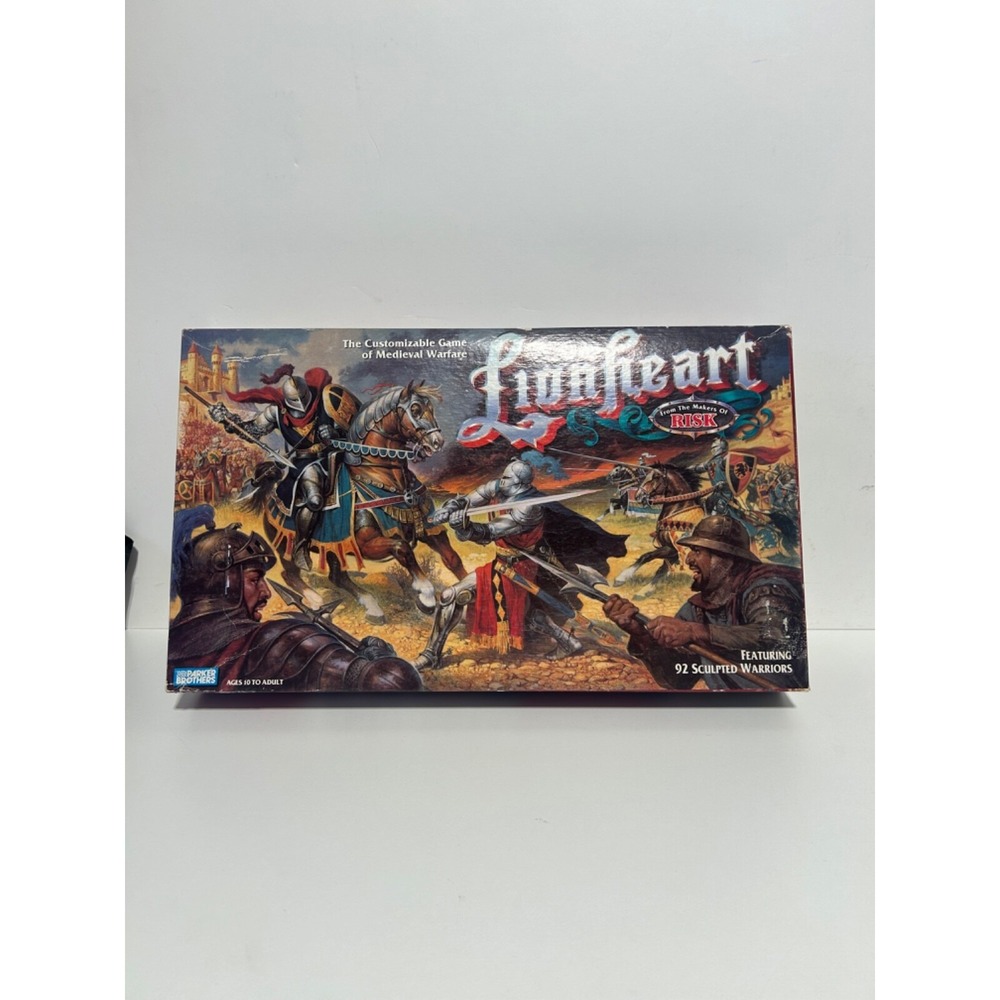 Parker Brothers Lionheart Medieval Board Game 1997 Complete